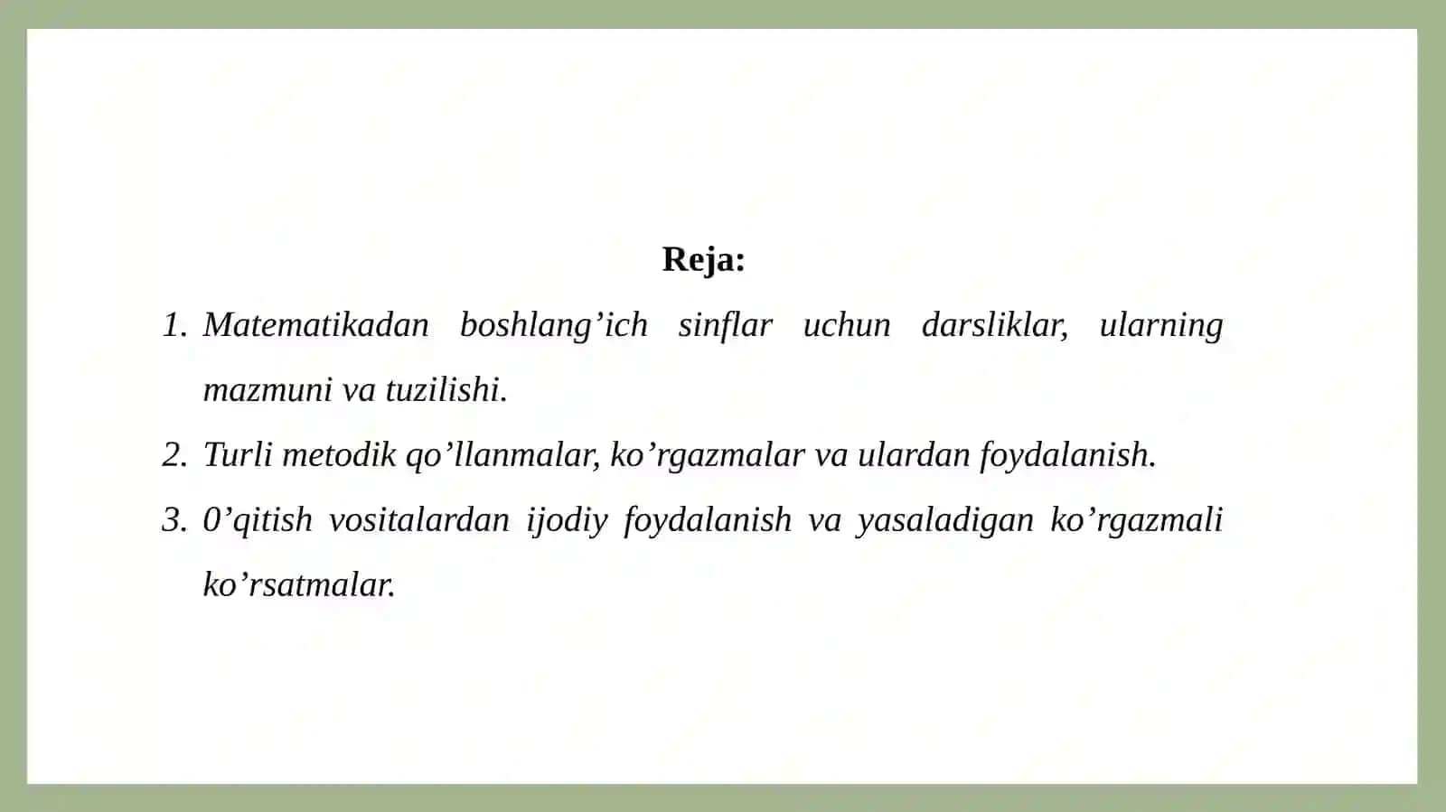 Matematikadan Boshlang'ich Sinflar Uchun Darsliklar 2