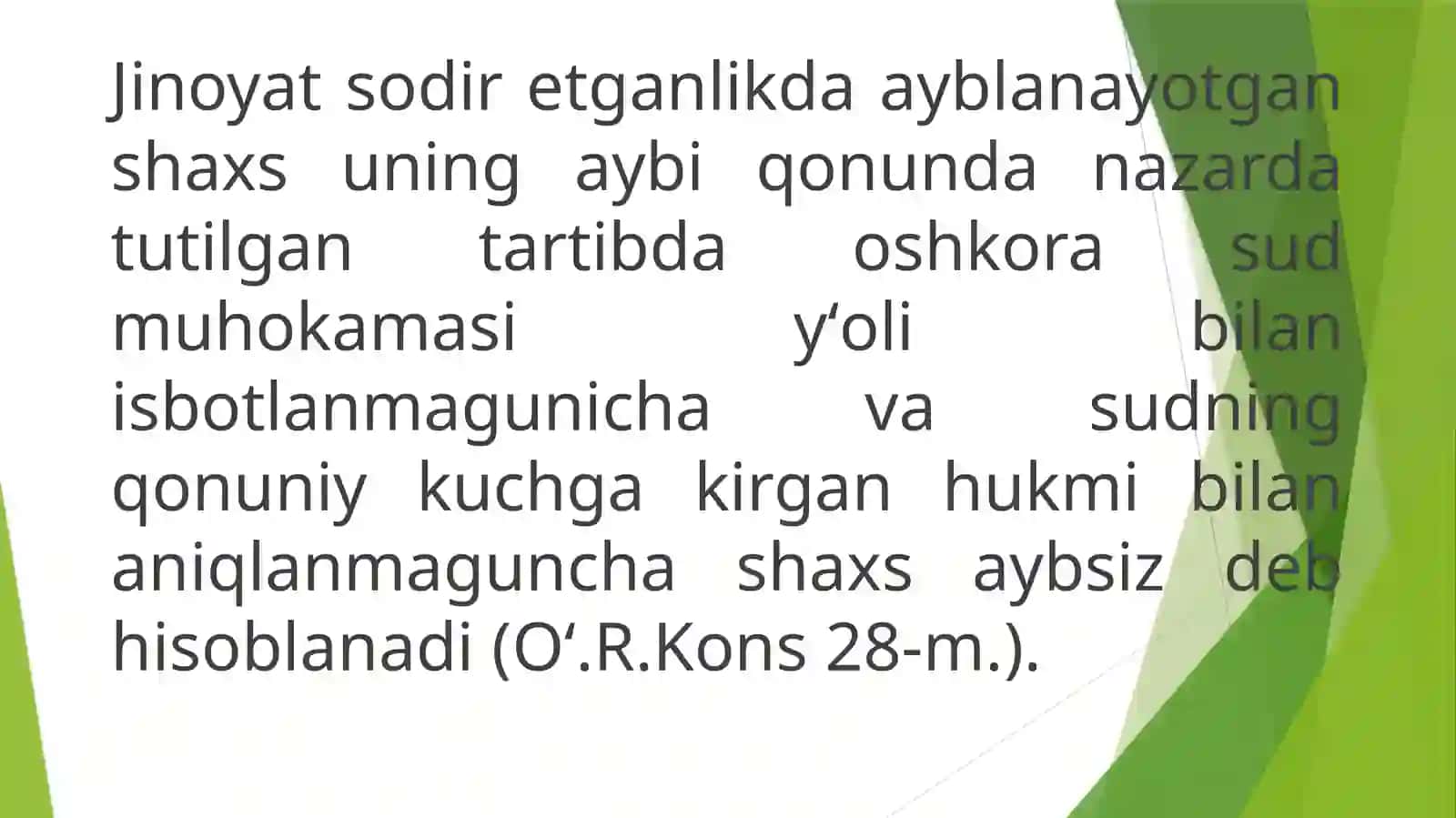 DALILLAR VA ISBOT QILINISHI LOZIM 2