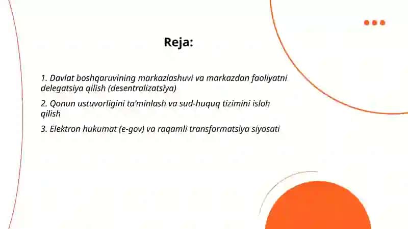 Elektron hukumat (e-gov) va raqamli transformatsiya siyosati 2