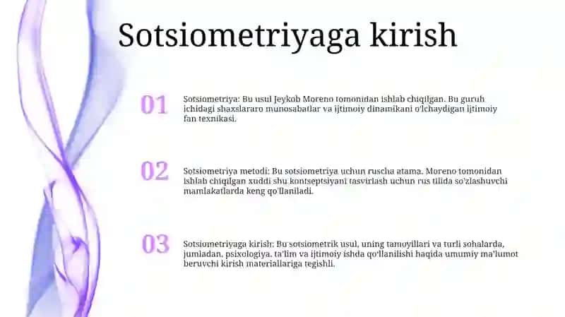 Sotsiometriya Metodi 2