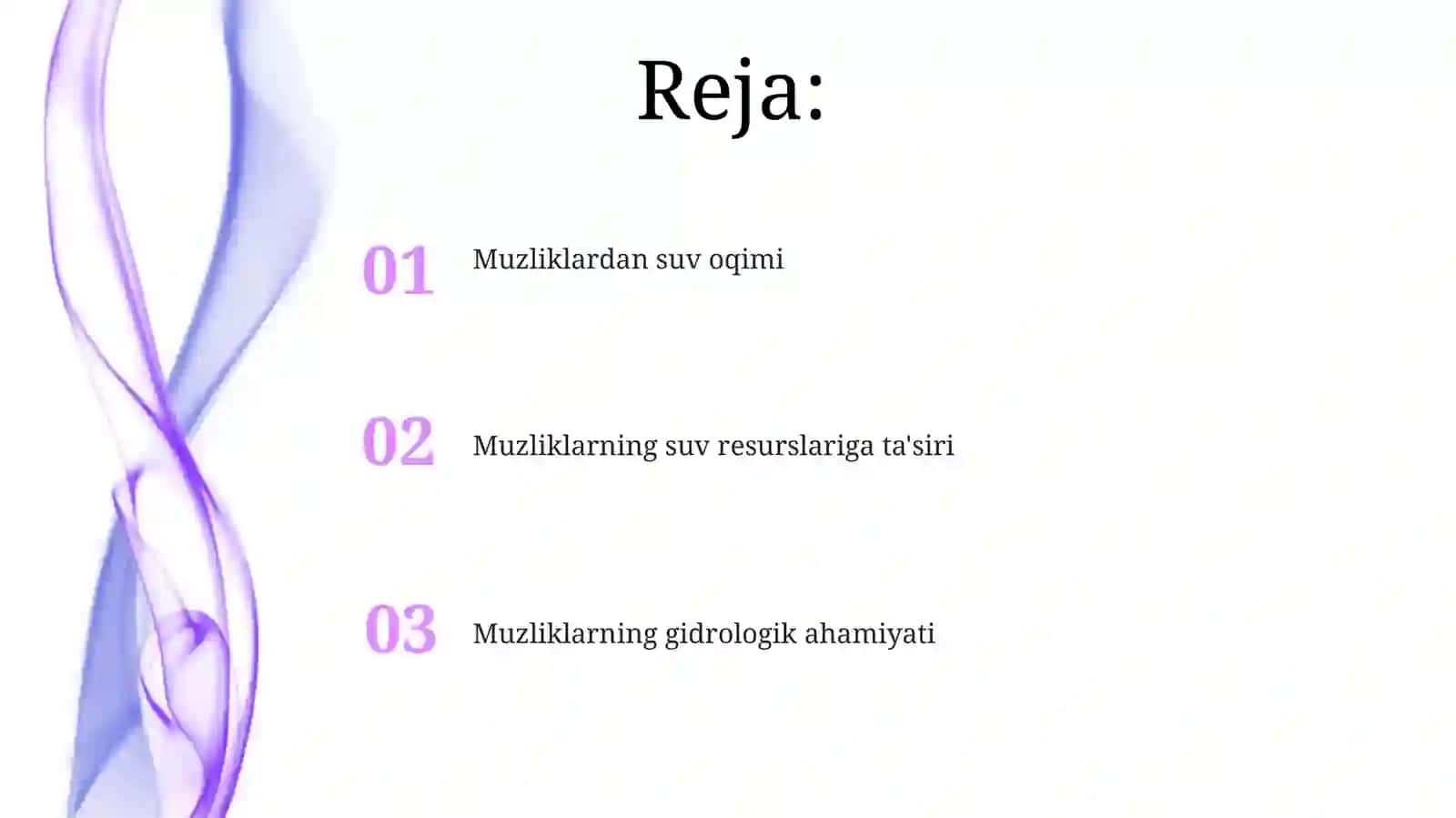 Muzliklarning gidrologik ahamiyati 2
