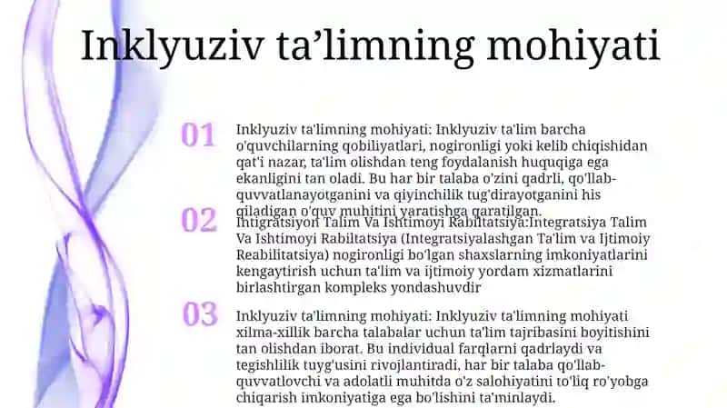 Inkulyuziv Talimning Moxiyati Intigratsiyon Talim Va Ishtimoyi Rabiltatsiya 2