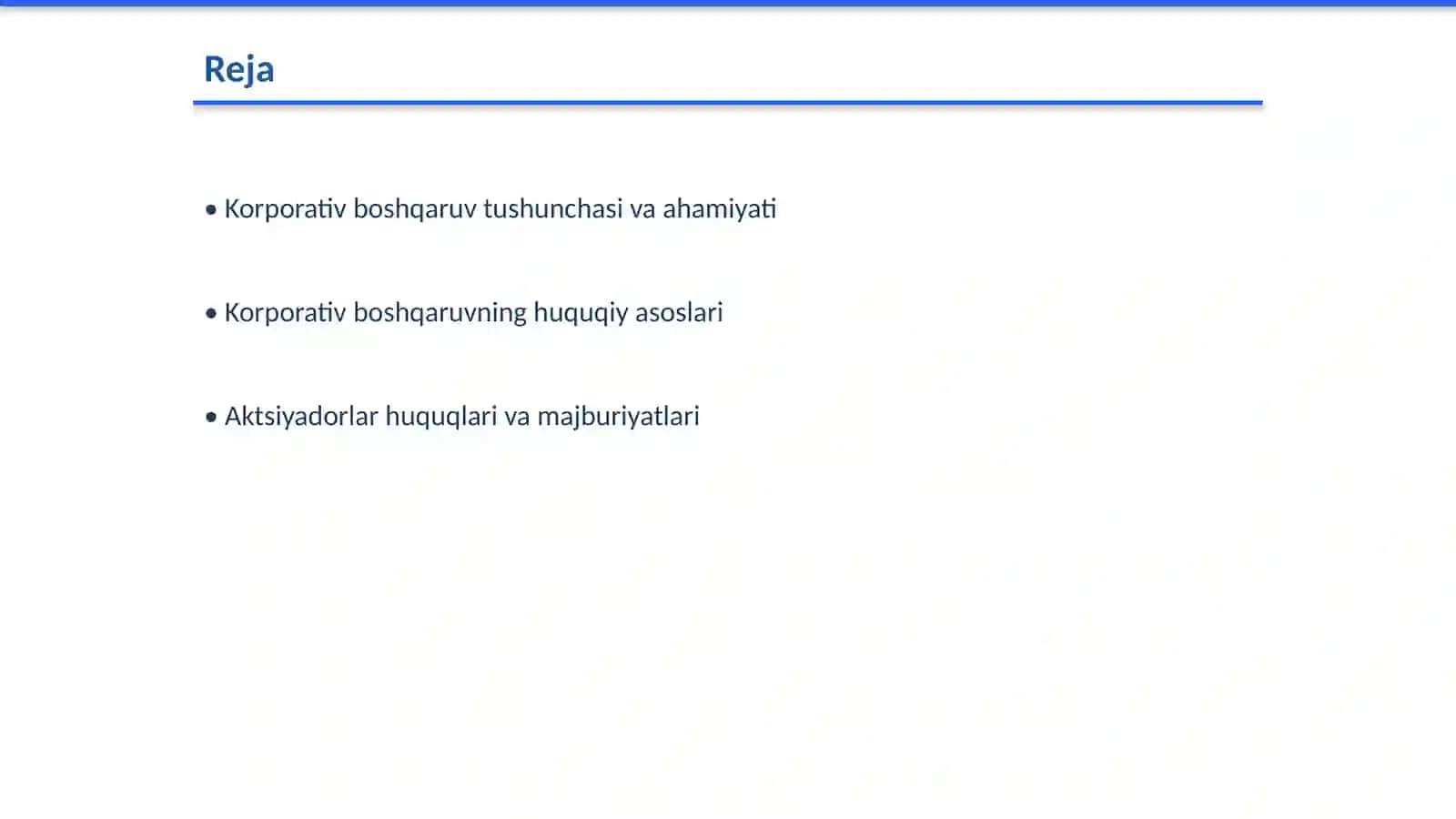 Korporotiv boshqaruvning huquqiy meyoriy asoslari 2