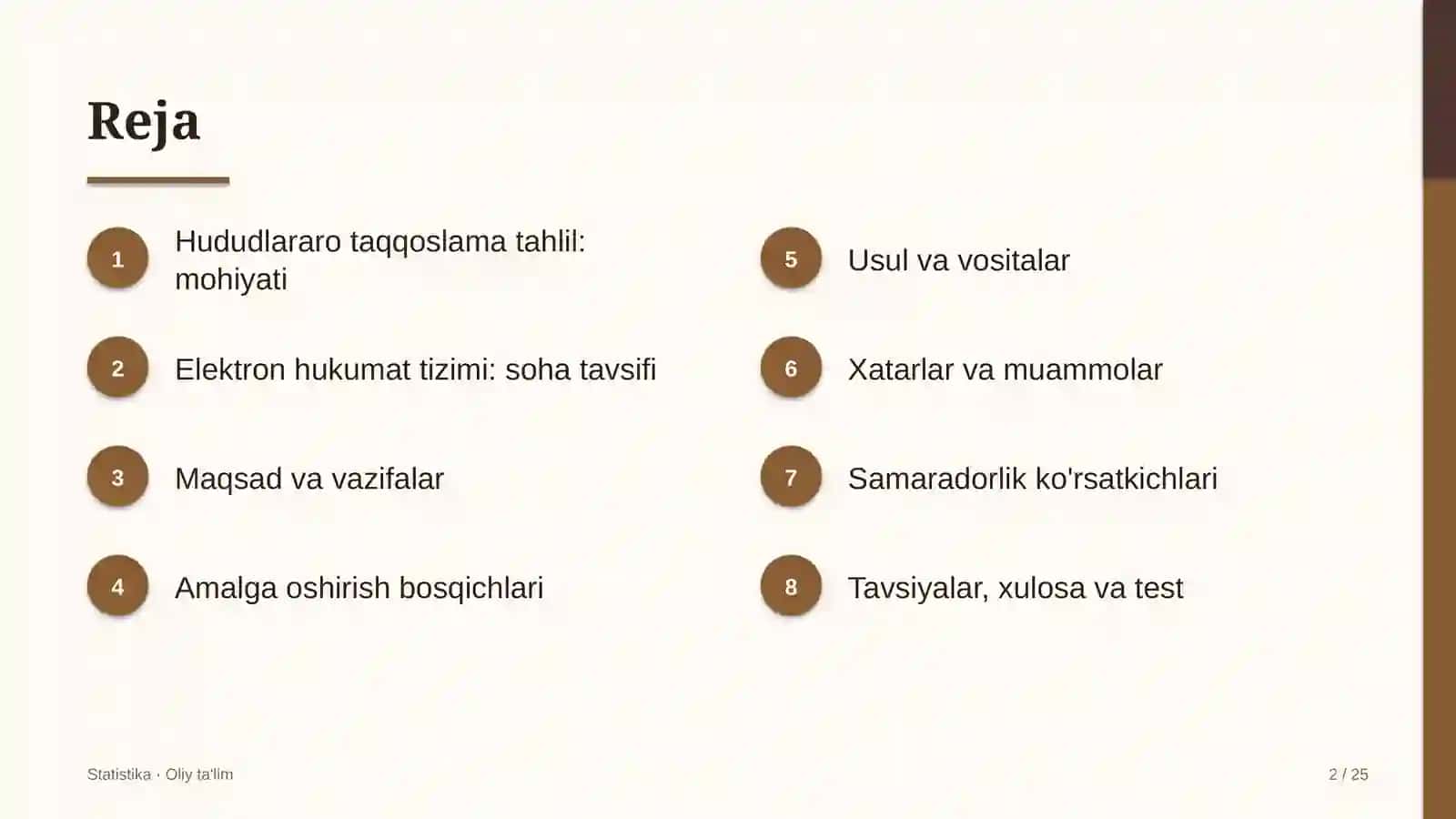 Elektron hukumat tizimida hududlararo taqqoslama tahlil 2