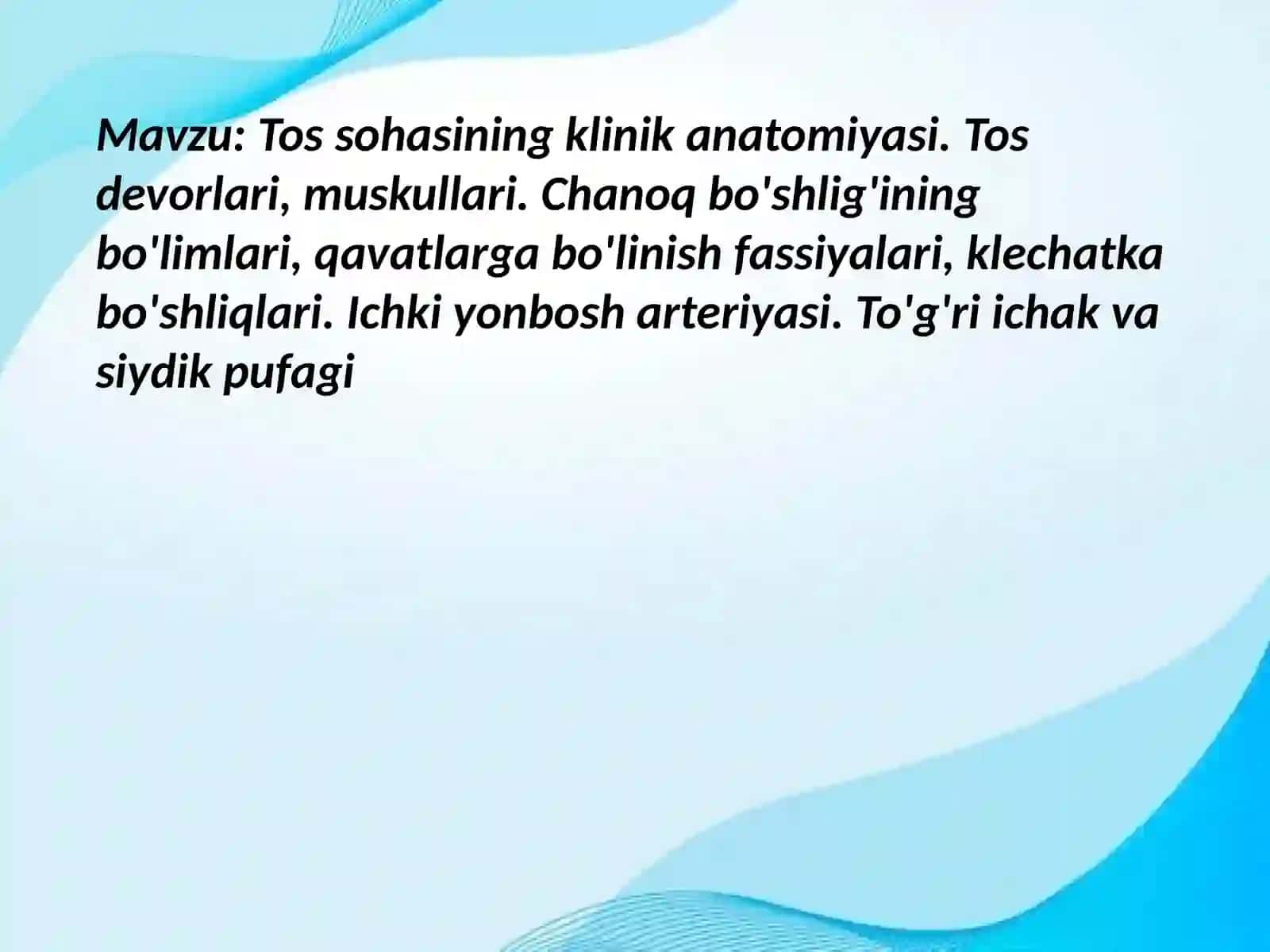 Klinik anatomiyasi 2