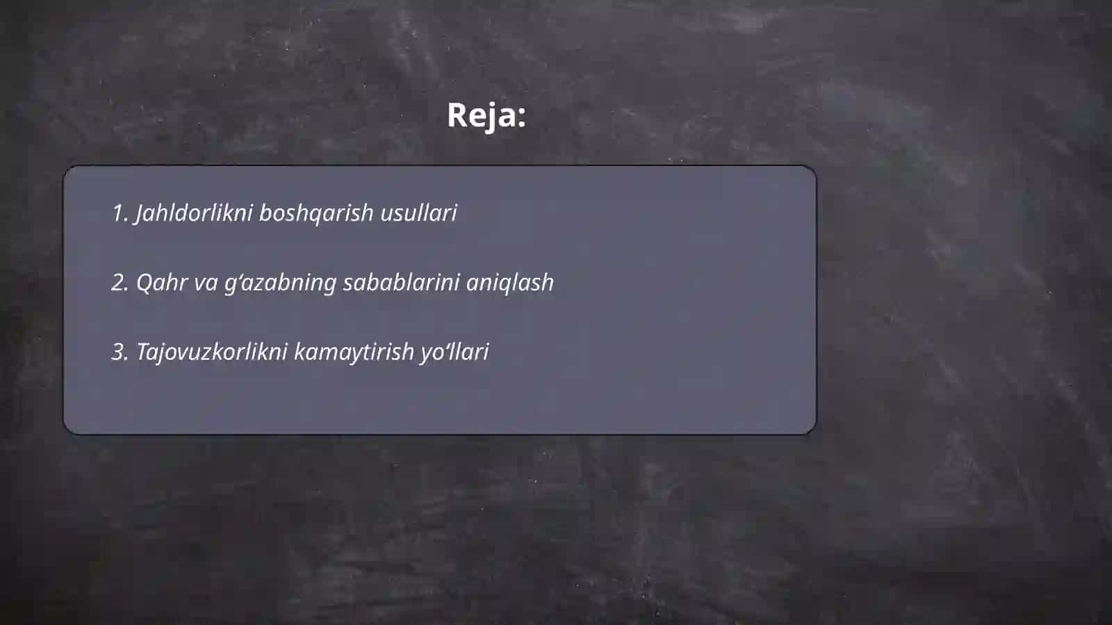 Jahldorlikni boshqarish usullari 2