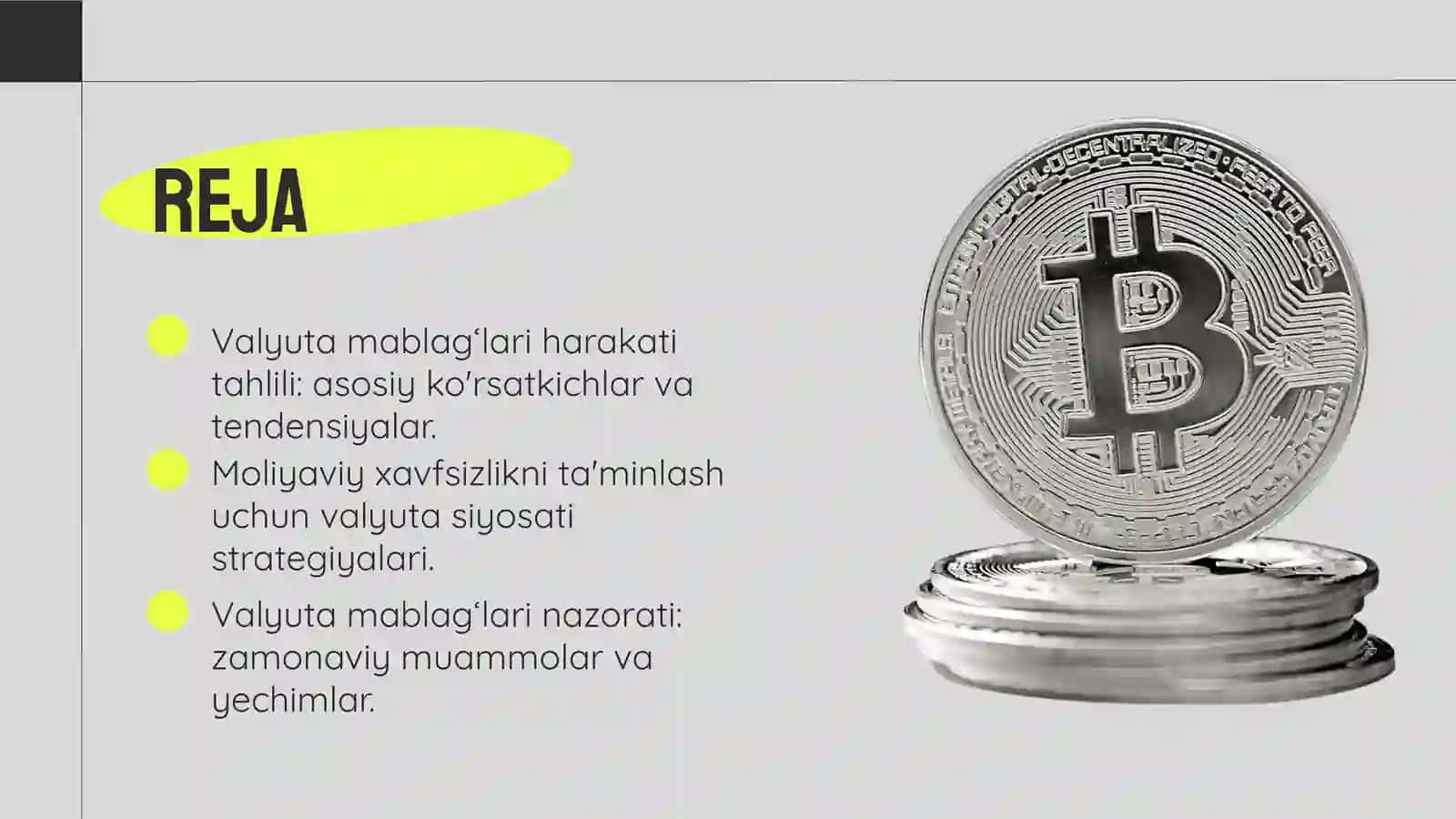 Valyuta mablag‘lari harakatining tahlili 2