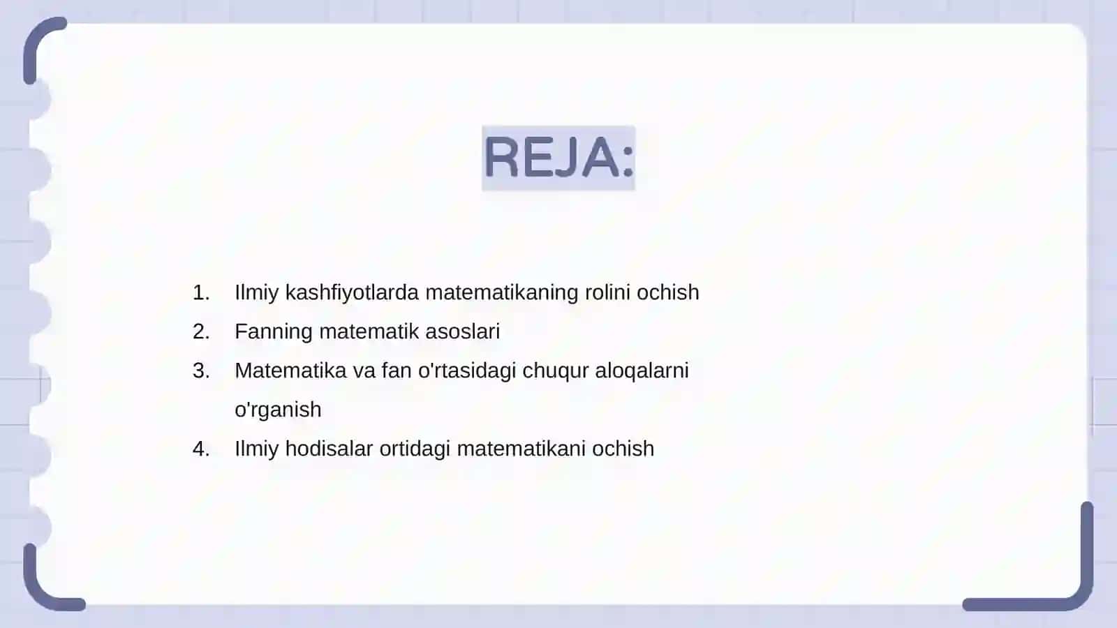 Matematika va fan o'rtasidagi chuqur aloqalarni o'rganish 2