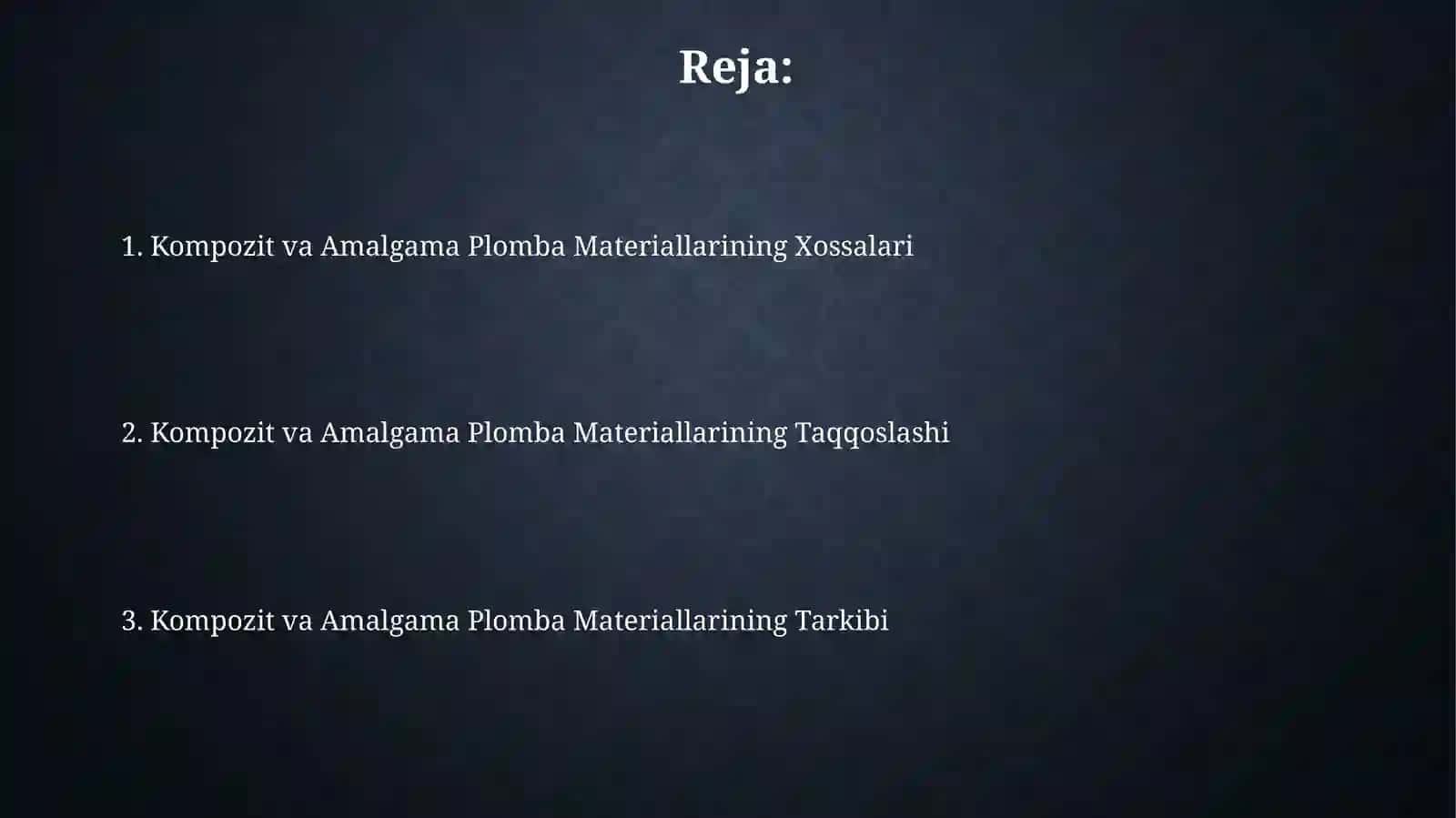 Kompozit va Amalgama Plomba Materiallarining Xossalari 2