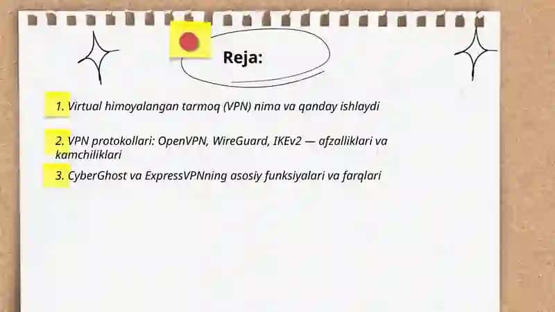 Virtual himoyalangan tarmoq (VPN) 2