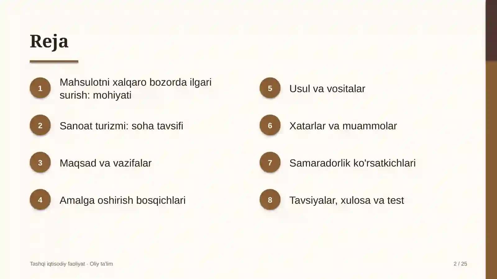 sanoat turizmida mahsulotni xalqaro bozorda ilgari surish 7761 2