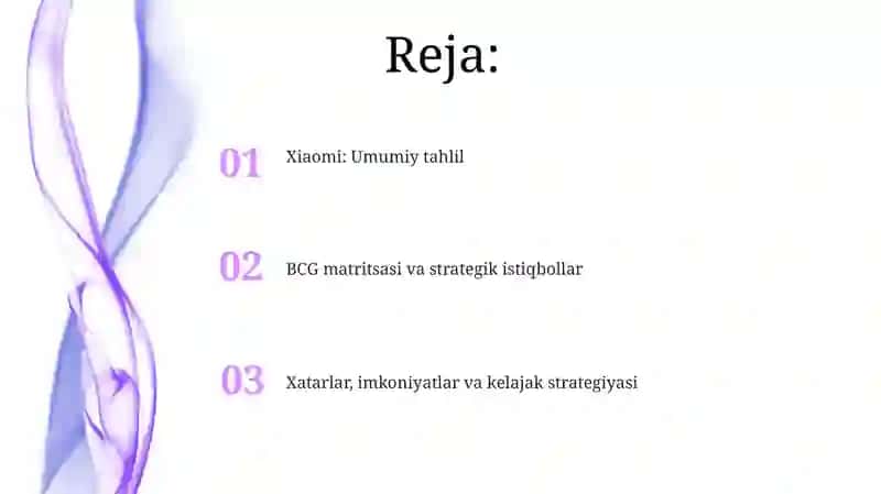 Xiaomi: Umumiy tahlil 2