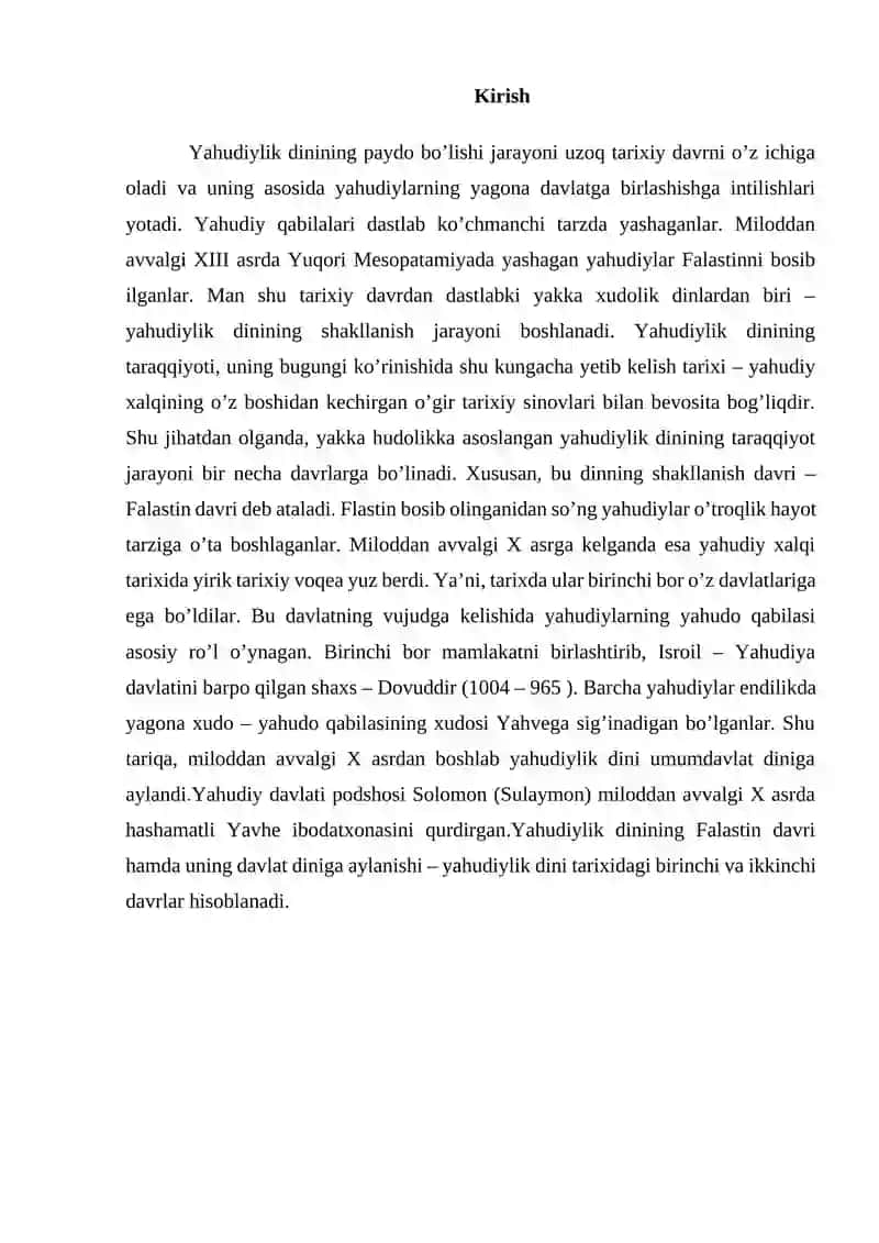 Yahudiylik dini 2