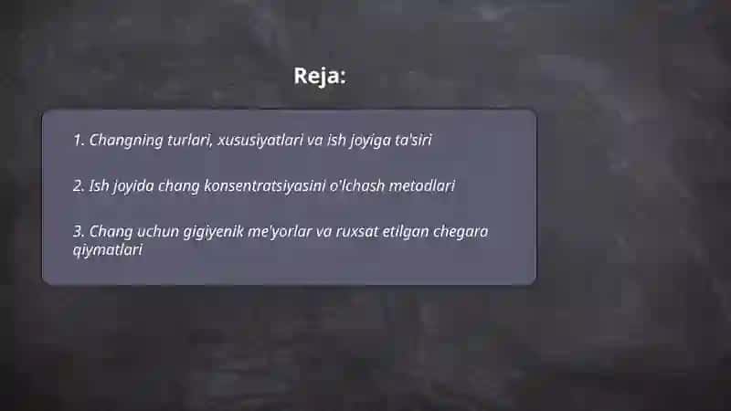 Chang va shovqin gigiyenasi 2