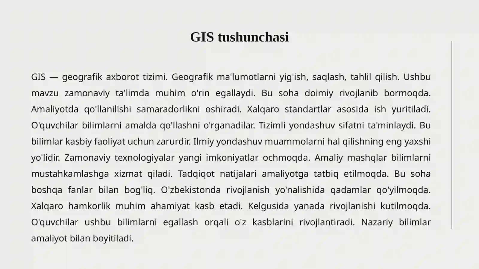 GEOGRAFIK AXBOROT TIZIMLARI 2