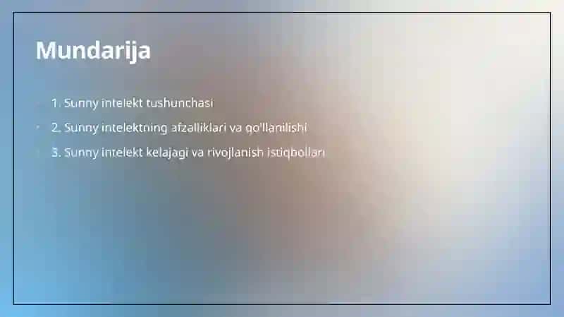 Sunny intelekt 2
