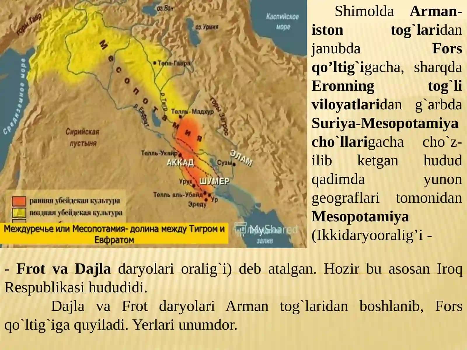 IKKI DARYO ORALIG’I MESOPOTAMIYA 2