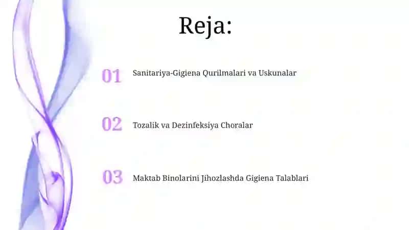 Maktab binolarini johozlashga qoyiladigan gigiyenik talablar 2
