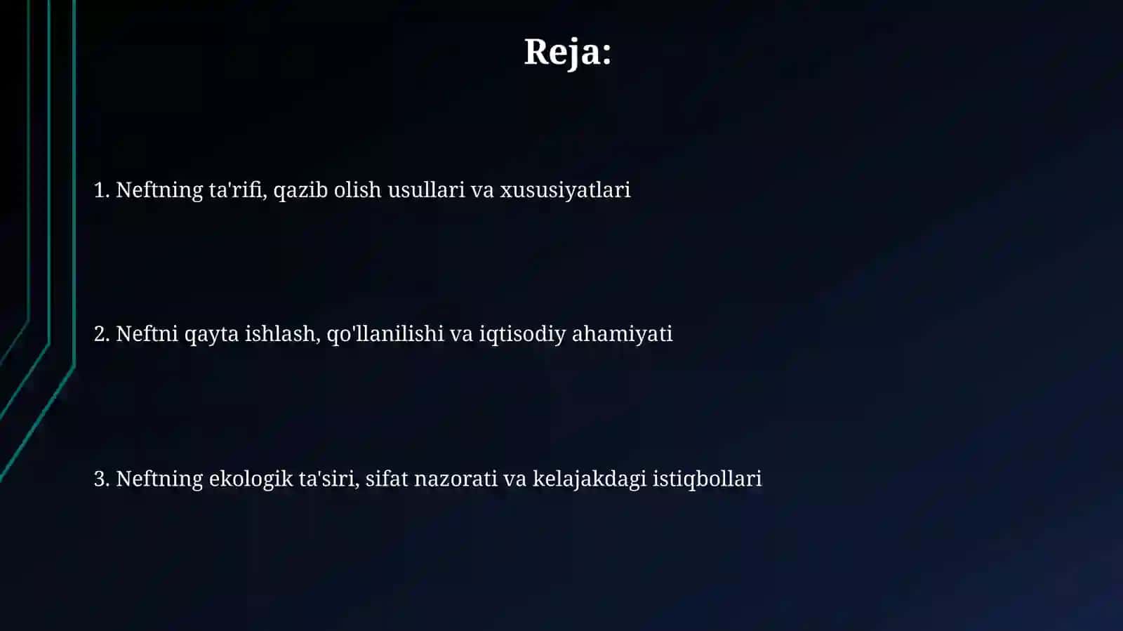Neftning xossalari 2