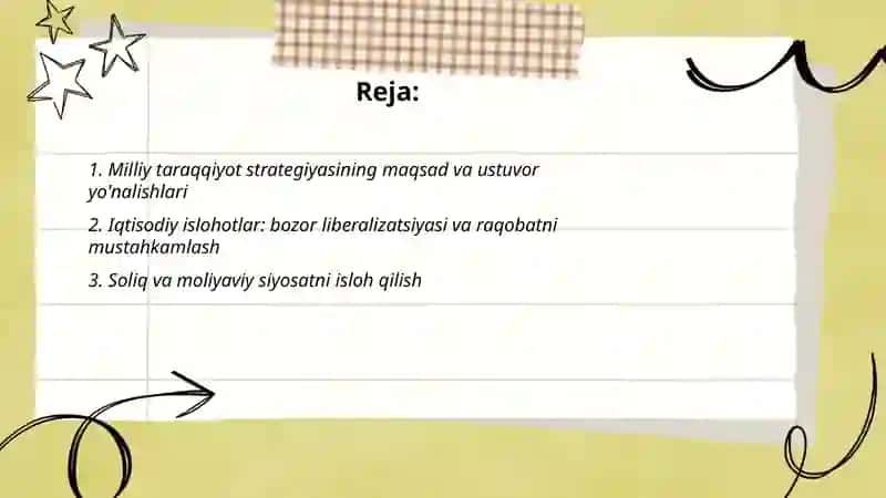 Taraqqiyot strategiyasi - islohotlar va istiqbollari 2