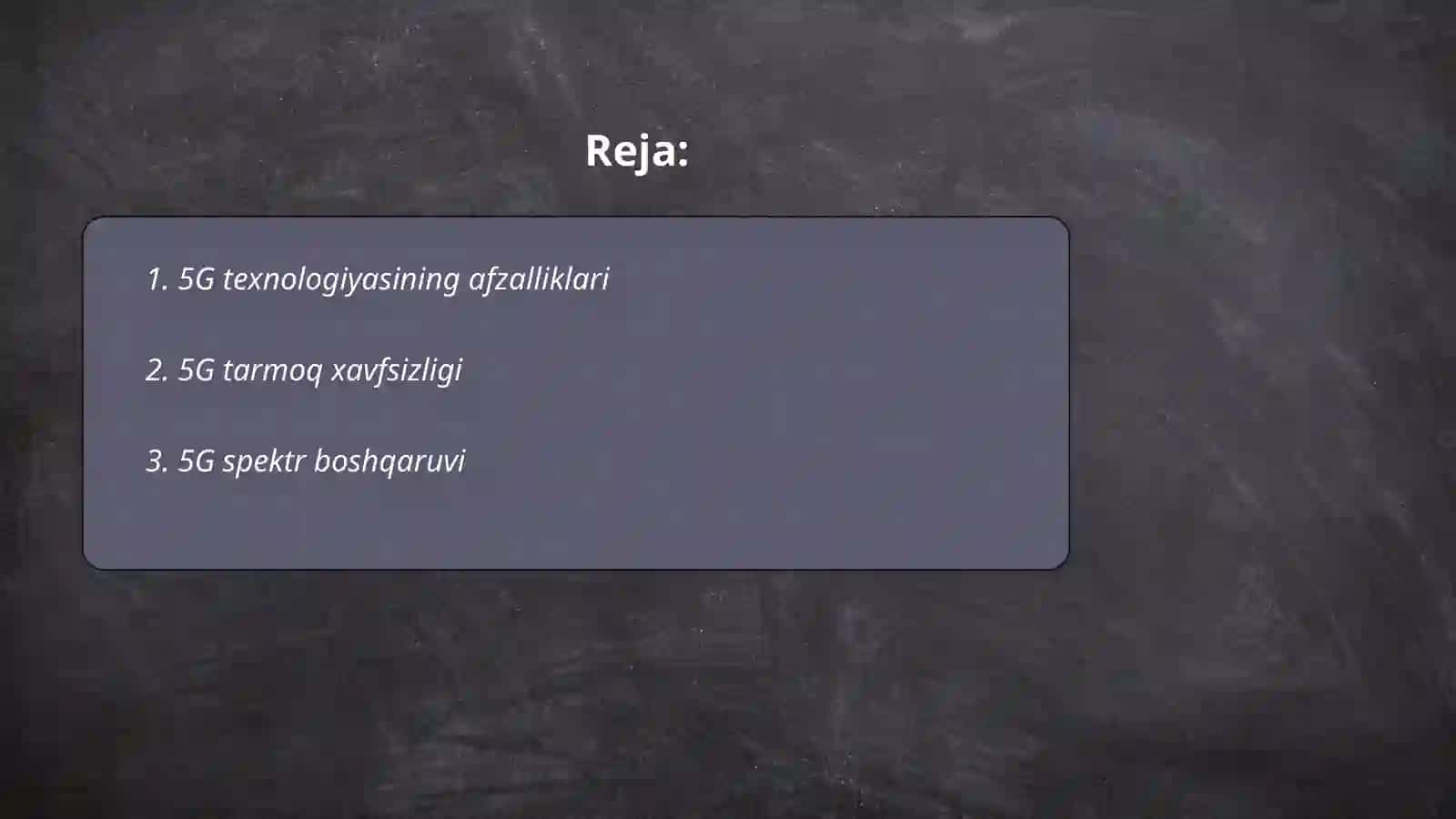 5G tarmoq texnologiyasi 2