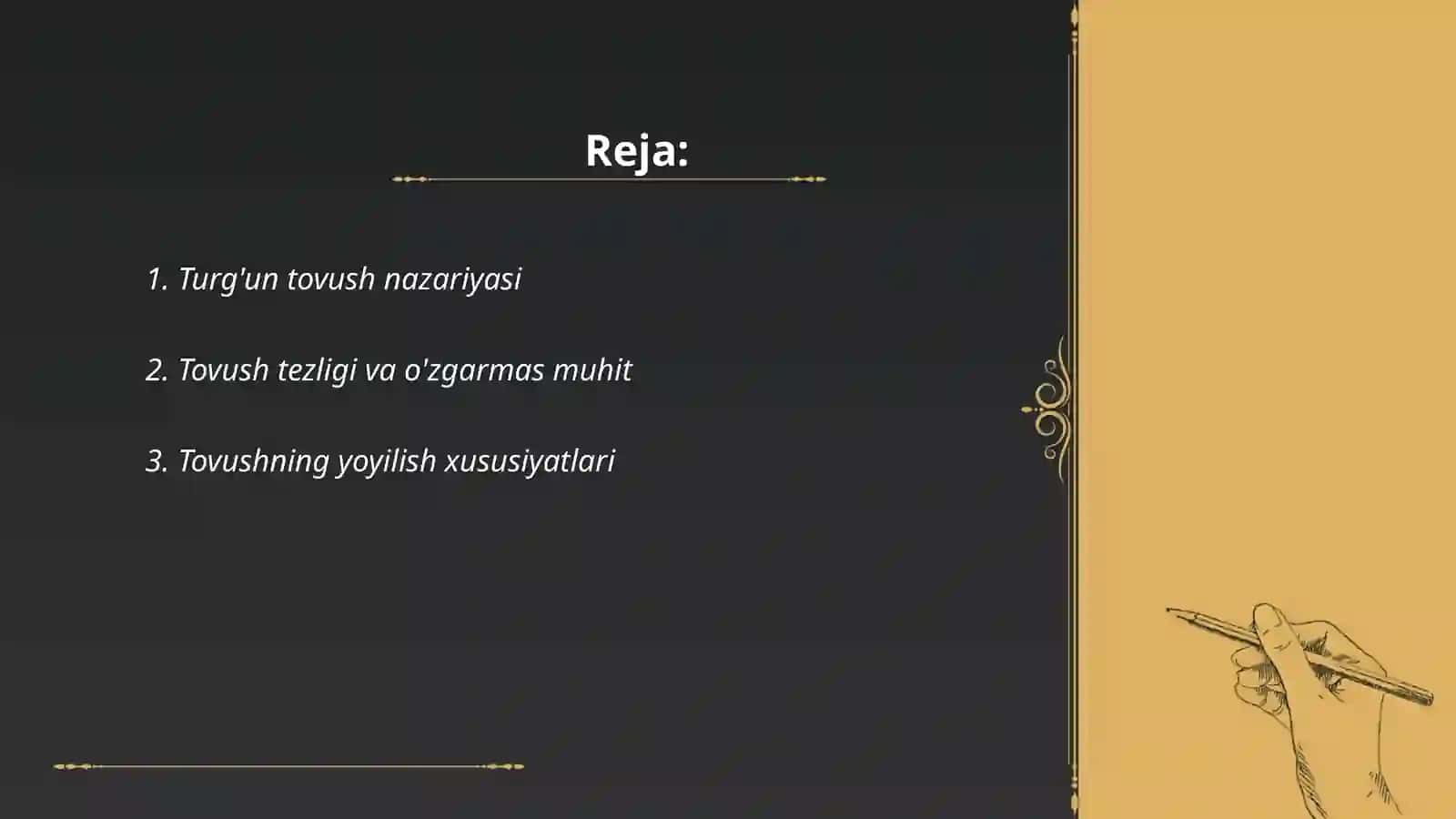 Turg'un tovush tezligi 2