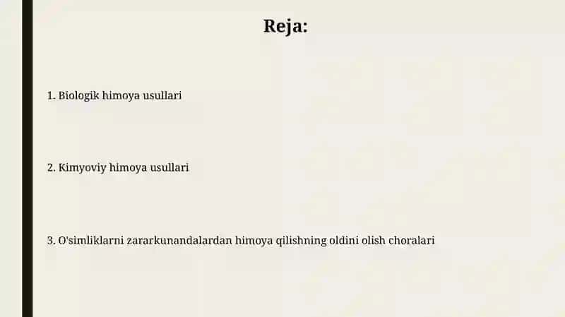 Quvunni zararkunandalardan himoya qilish choralari 2