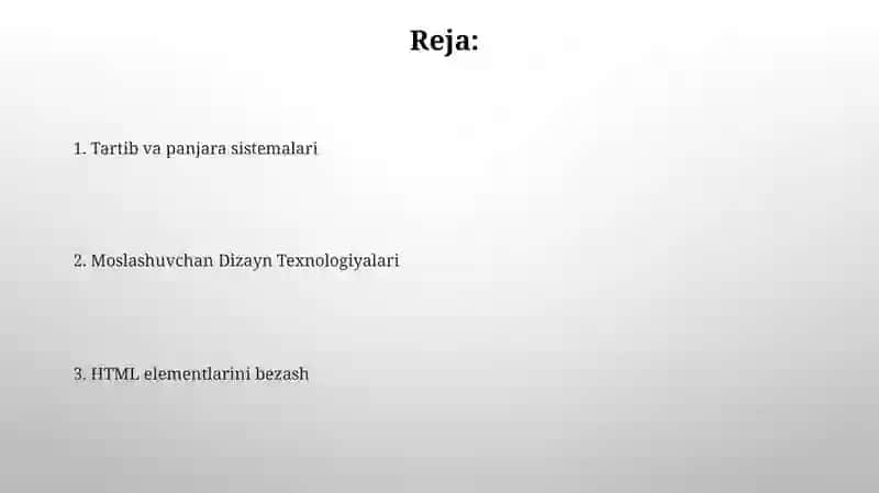 Moslashuvchan Dizayn Texnologiyalari 2