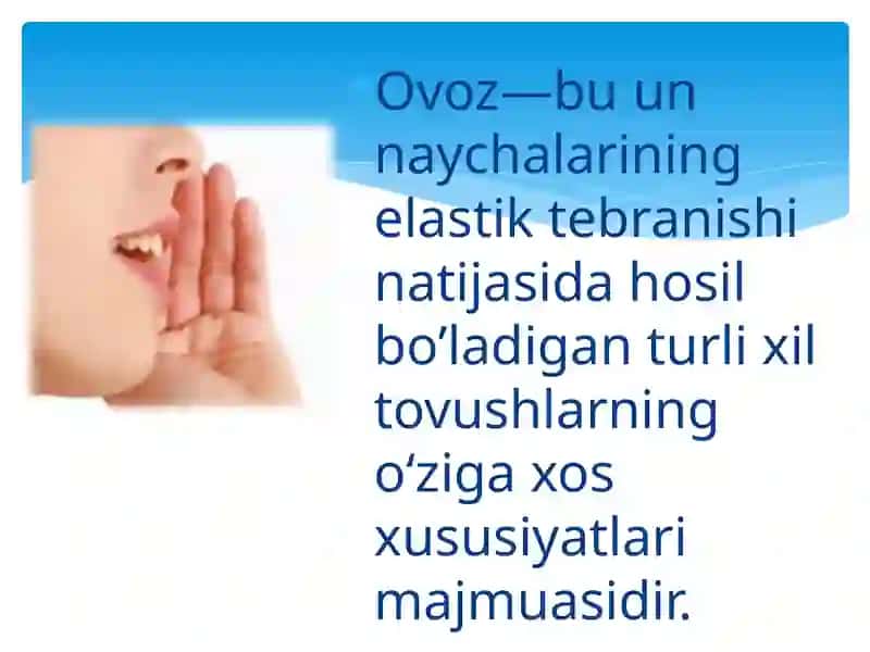 Bolalar ovozi haqida tushuncha 2