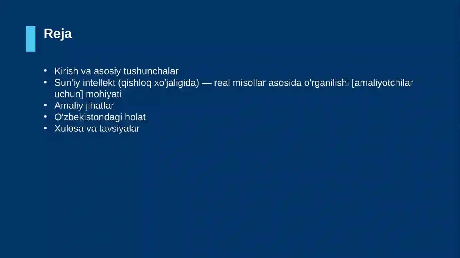 Sun'iy intellekt (qishloq xo'jaligida) — real misollar asosida o'rganilishi [amaliyotchilar uchun] 2