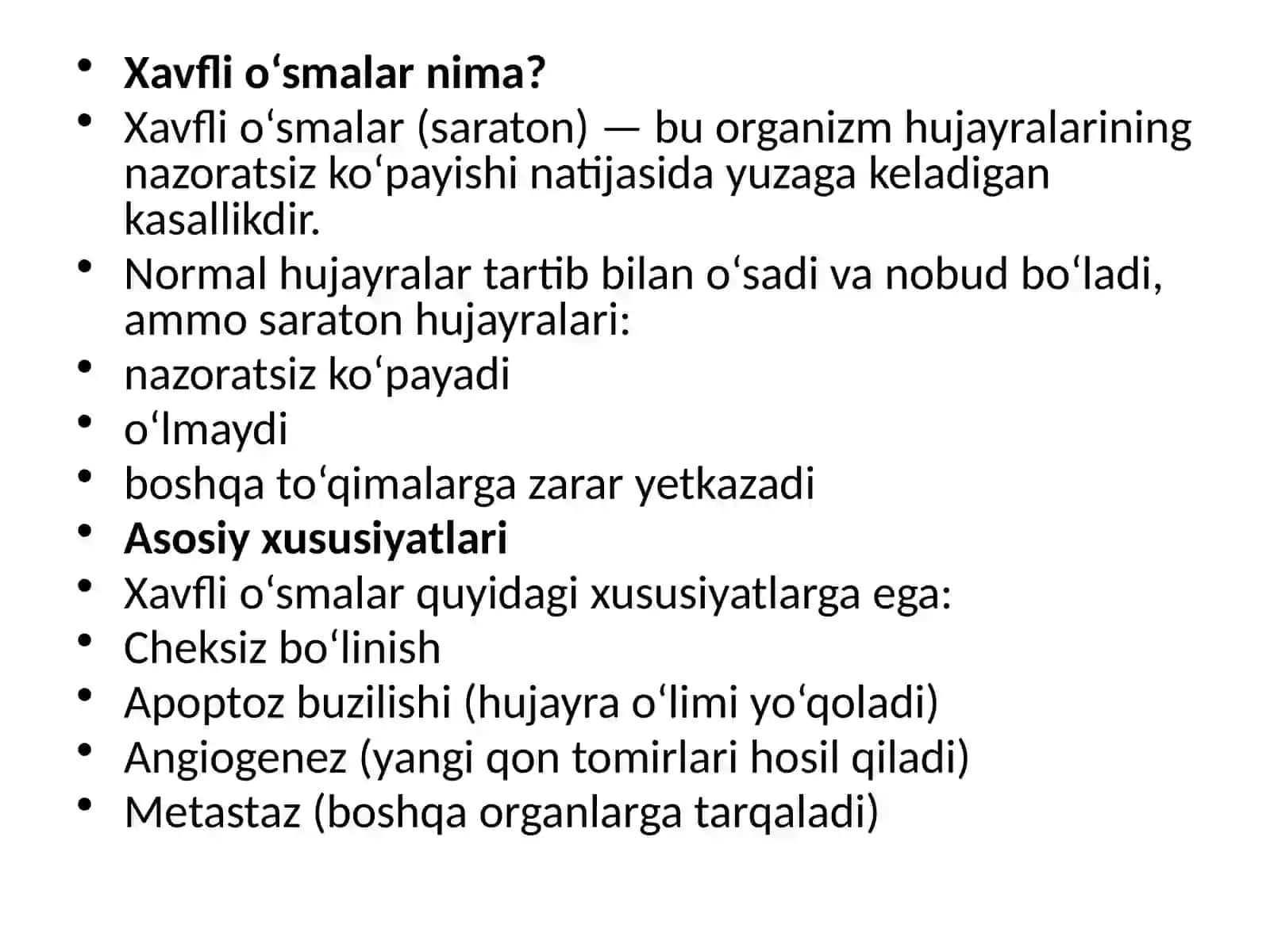 XAVFLI O`SMALARGA QARSHI VOSITALAR 2
