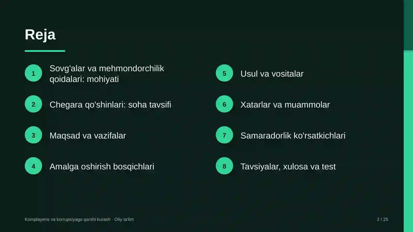 chegara qo'shinlarida sovg'alar va mehmondorchilik qoidalarini joriy etish 4898 2