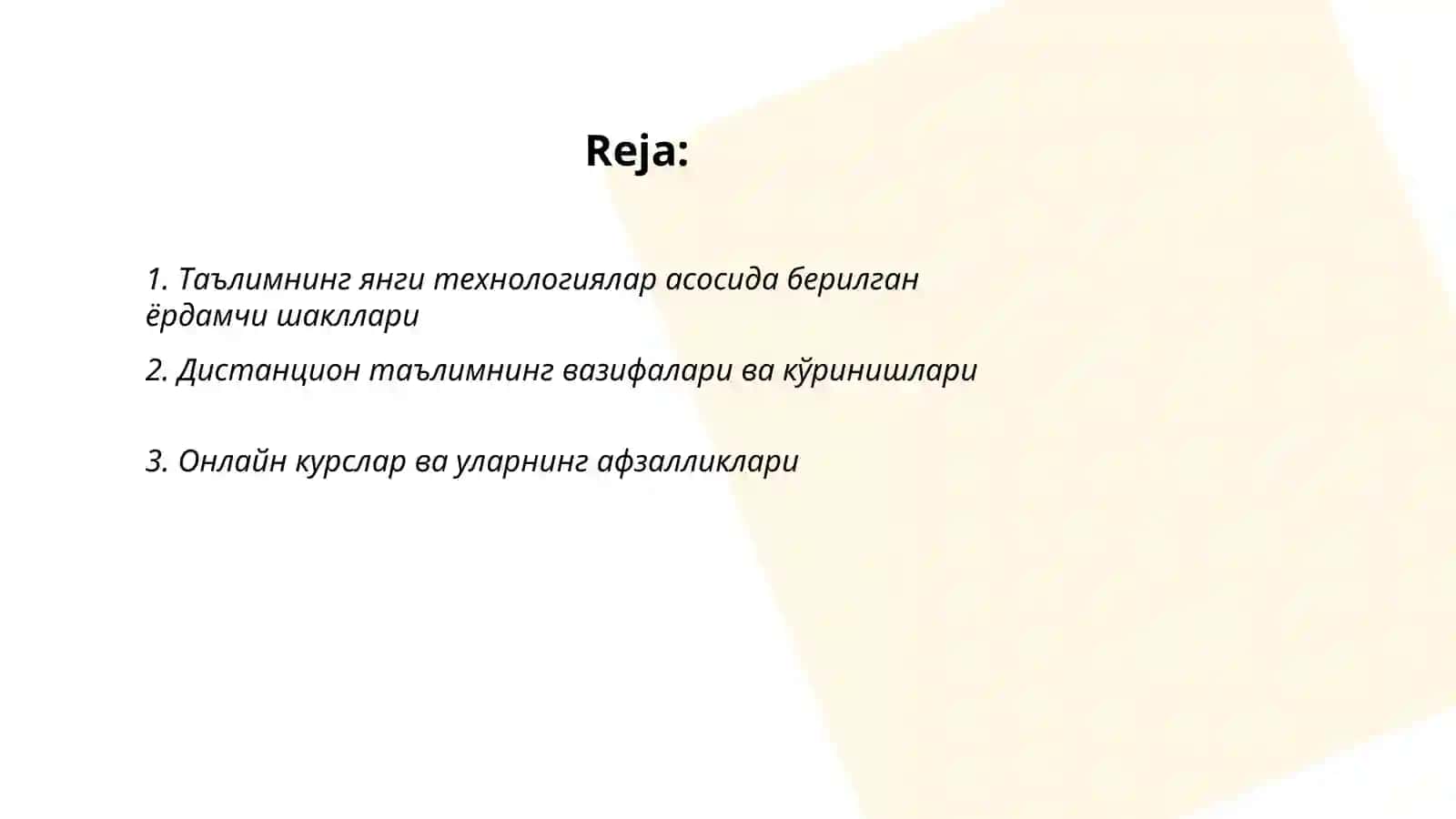 Таълимнинг ёрдамчи шакллари ва кўринишлари 2
