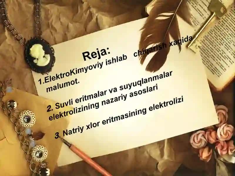 ElektroKimyoviyishlab chiqarish 2