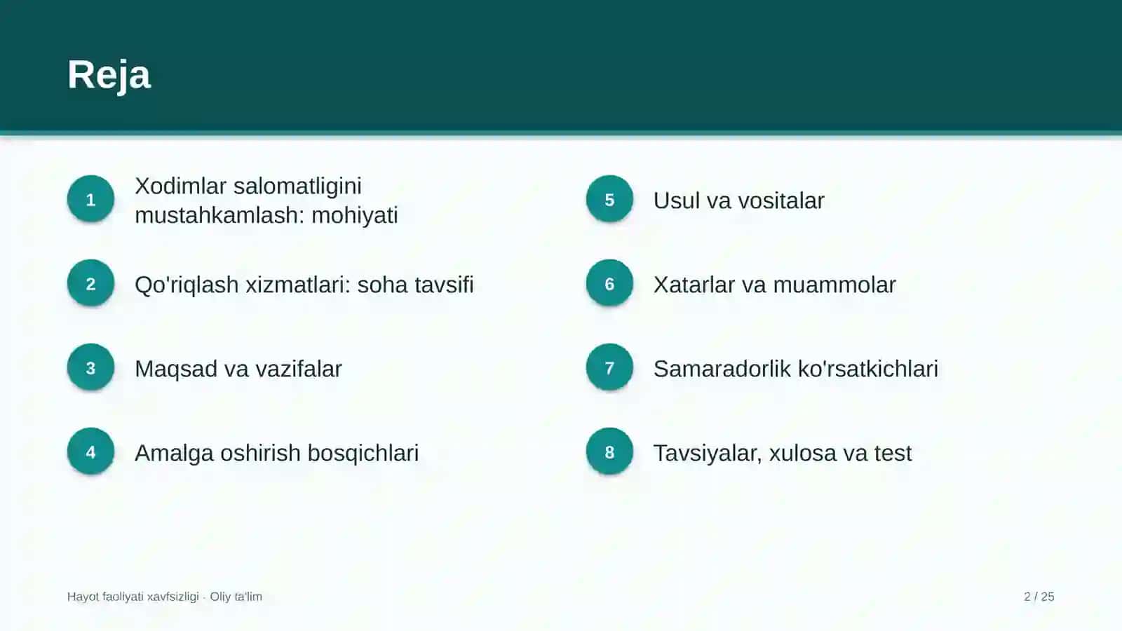 qo'riqlash xizmatlarida xodimlar salomatligini mustahkamlash 4918 2