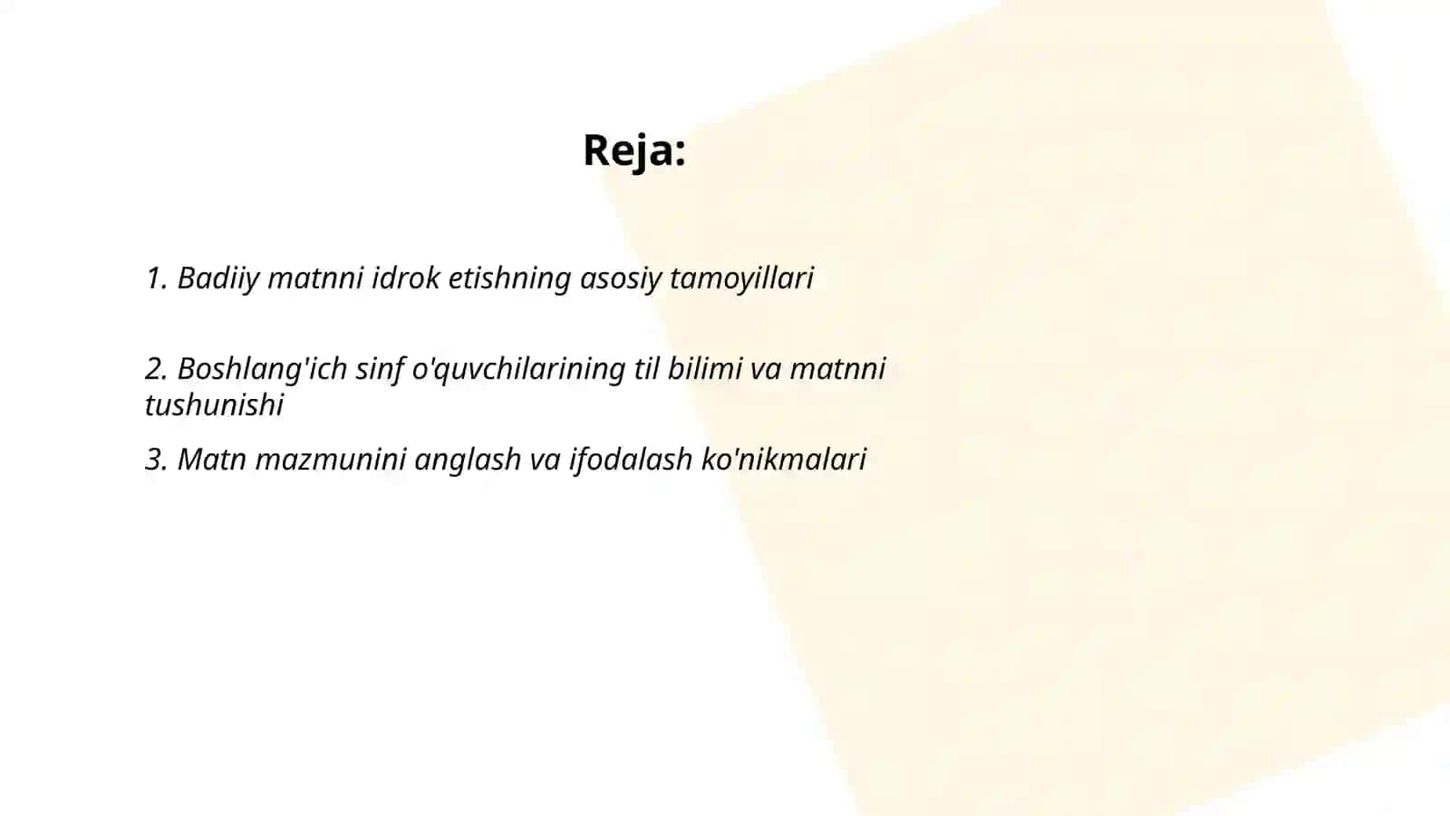 Badiiy matnni idrok etish 2