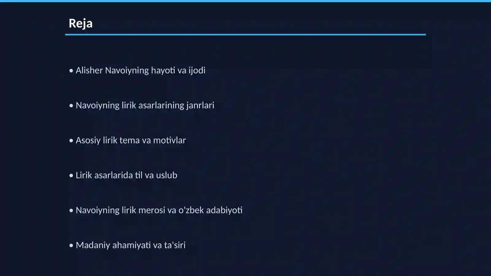 Alisher Navoiyning lirik merosi 2