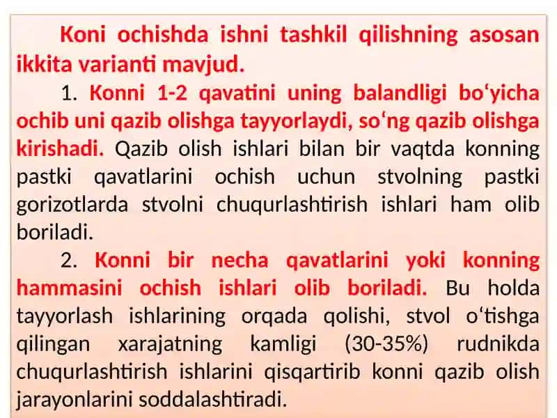 Qavatlarni ochishtartibi 2