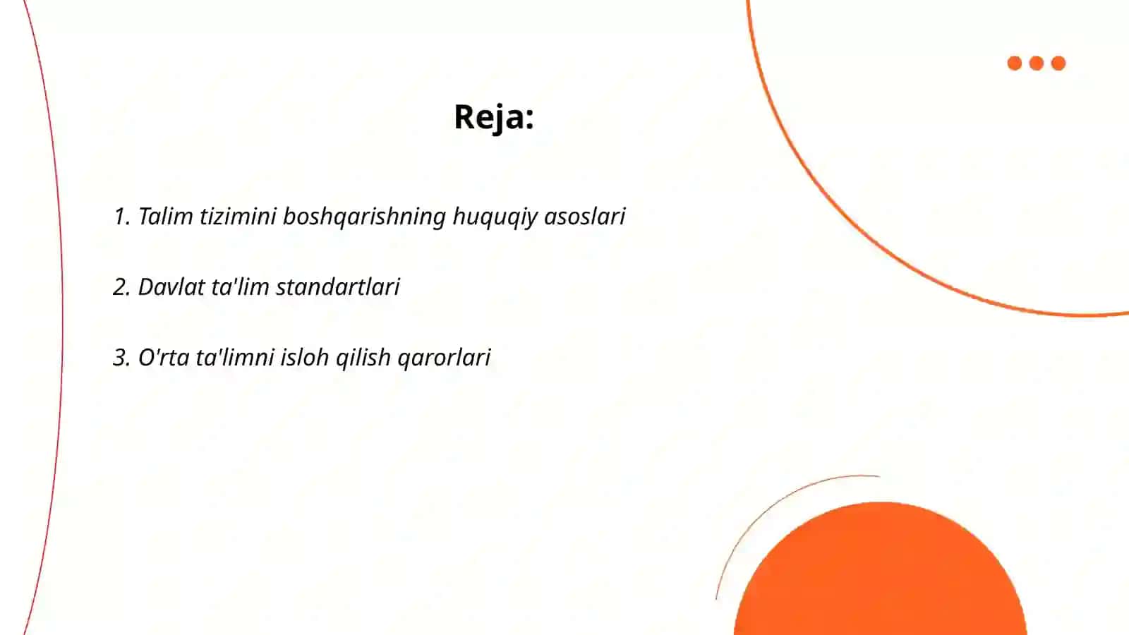 Talim tizimini boshqarishning huquqiy asoslari 2