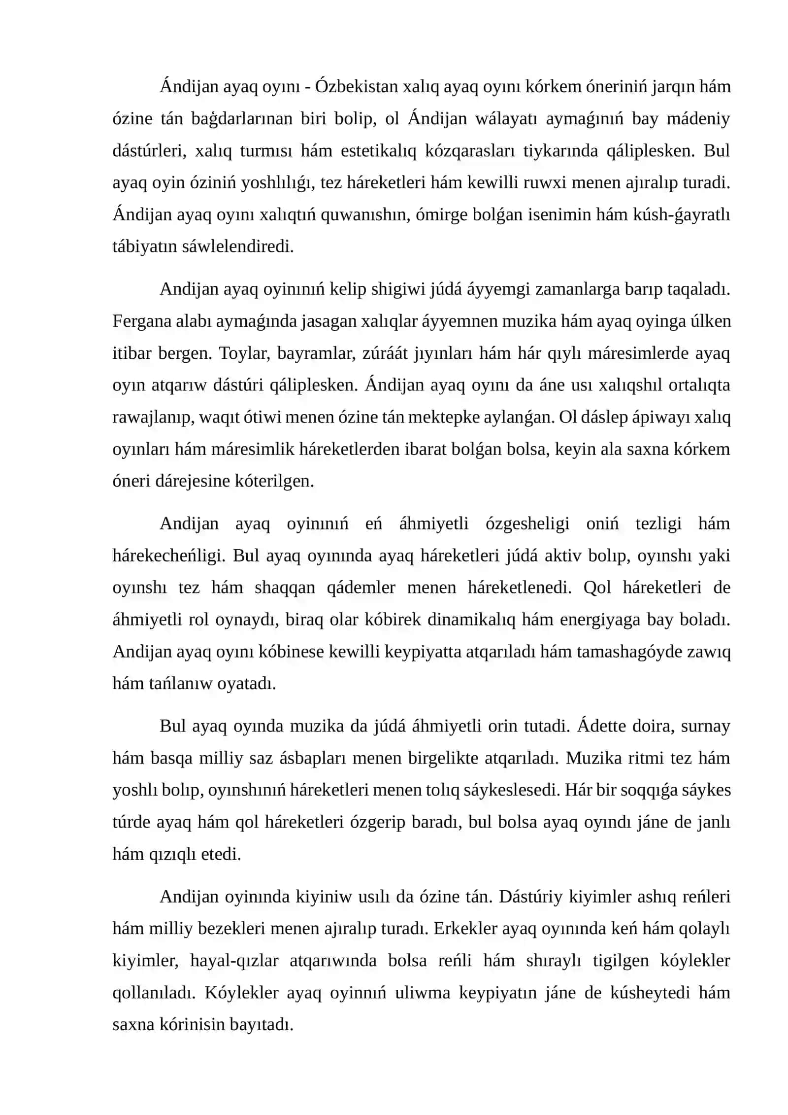 Andijan ayaq oyını 2