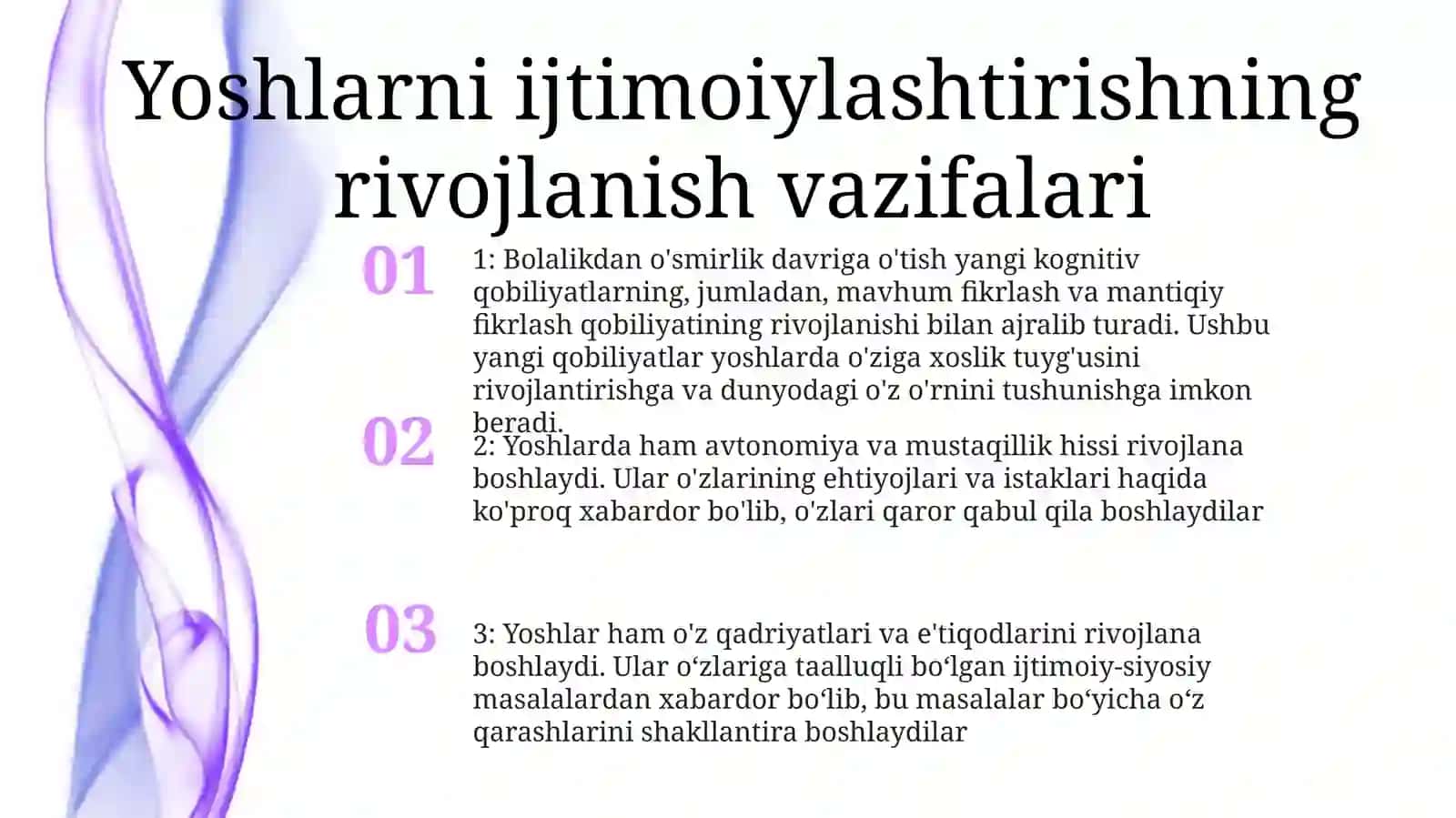 Yoshlik Davridagi Shaxsni Ijtimoiylashtirishning O'Ziga XosXususiyatlari 2