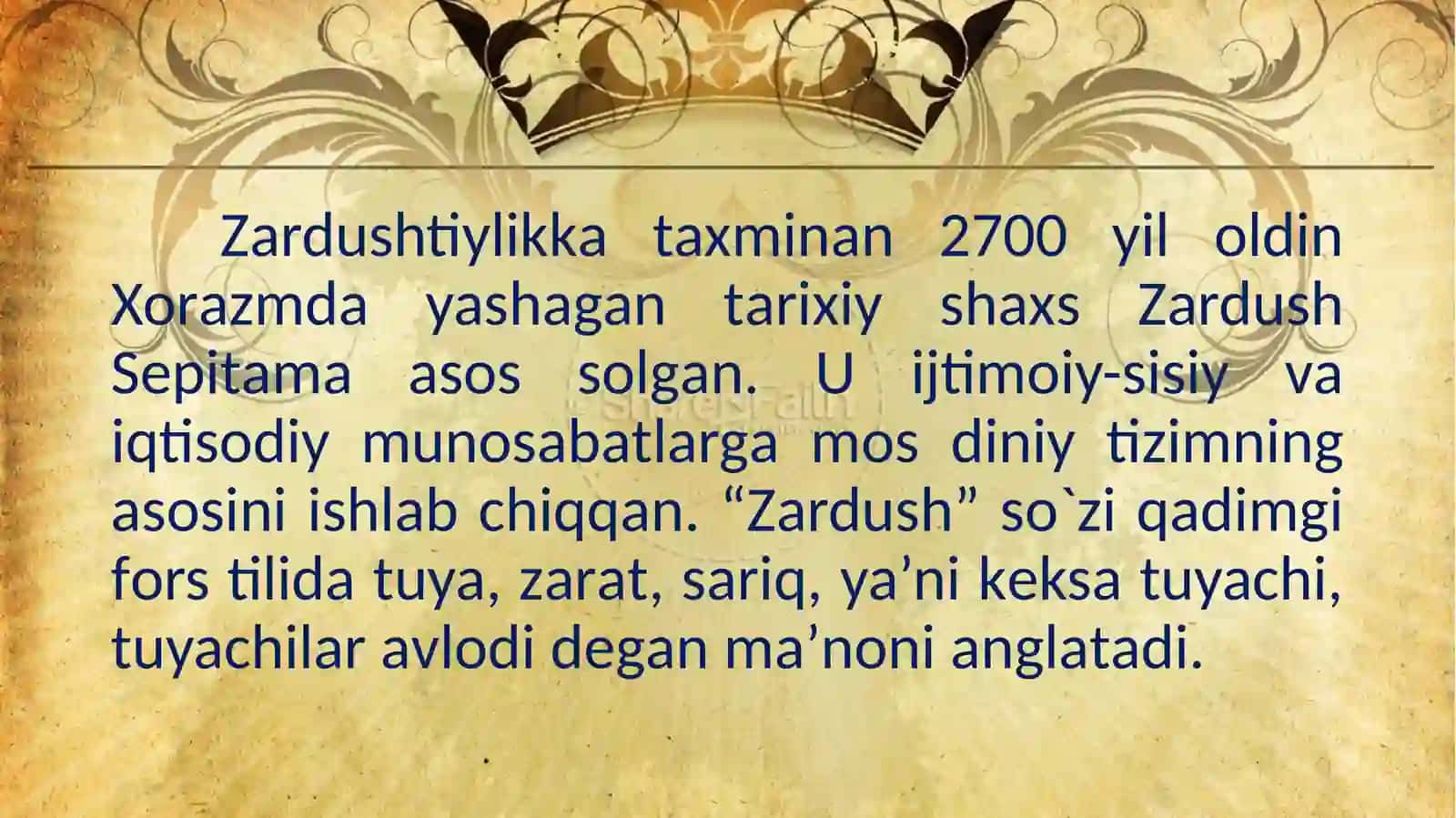 ZARDUSHTIYLIK DINI 2