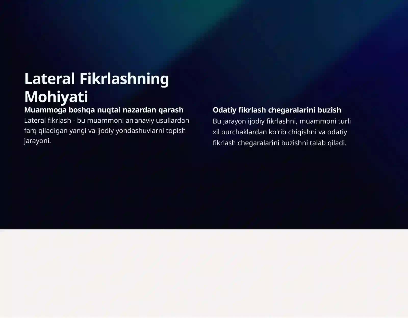 Lateralfikrlash 2