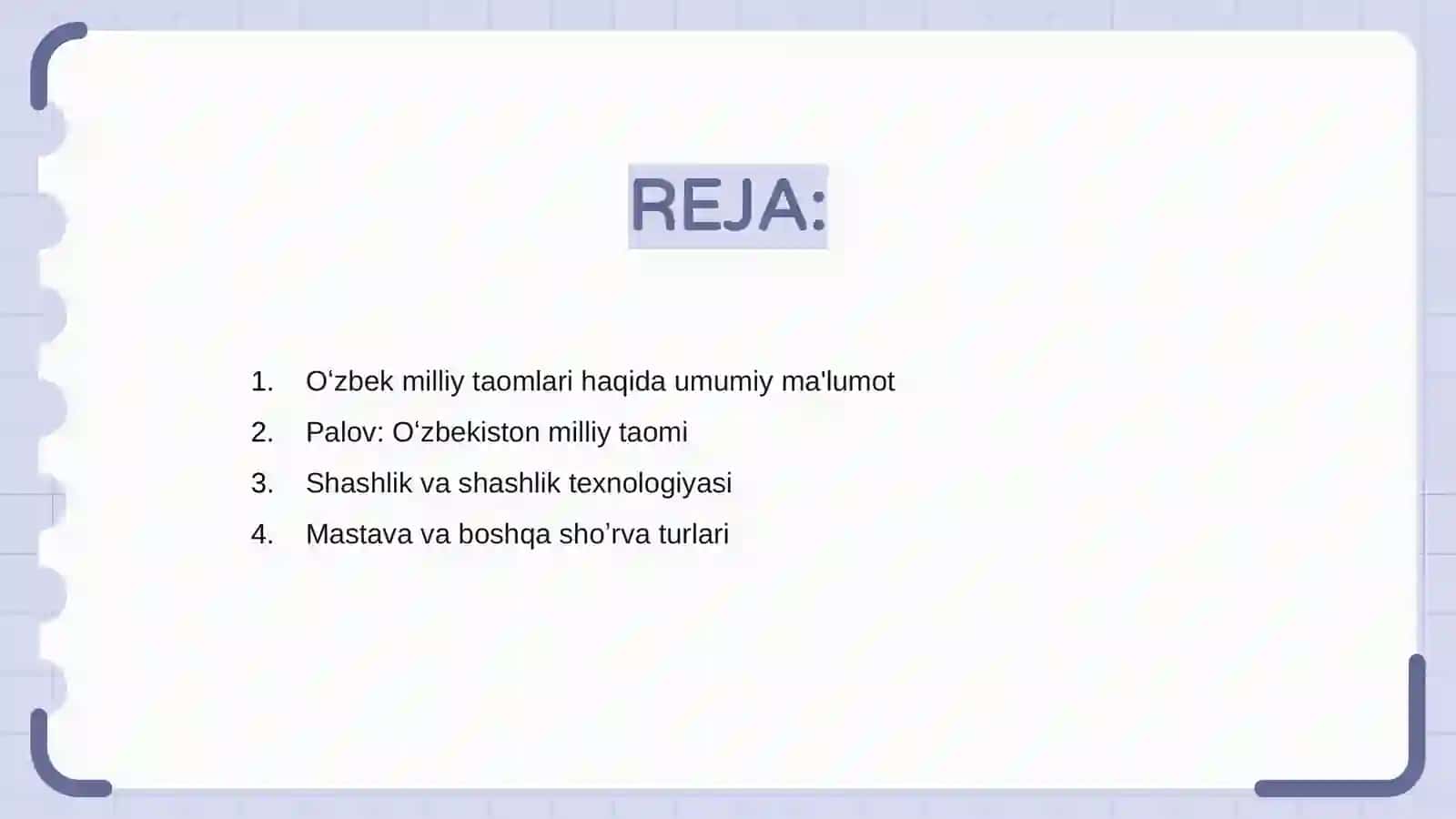Oʻzbek milliy taomlari 2