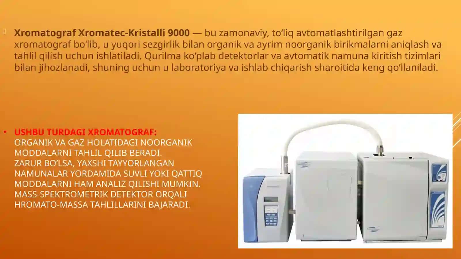 XromatografXromatec-Kristalli 9000 2