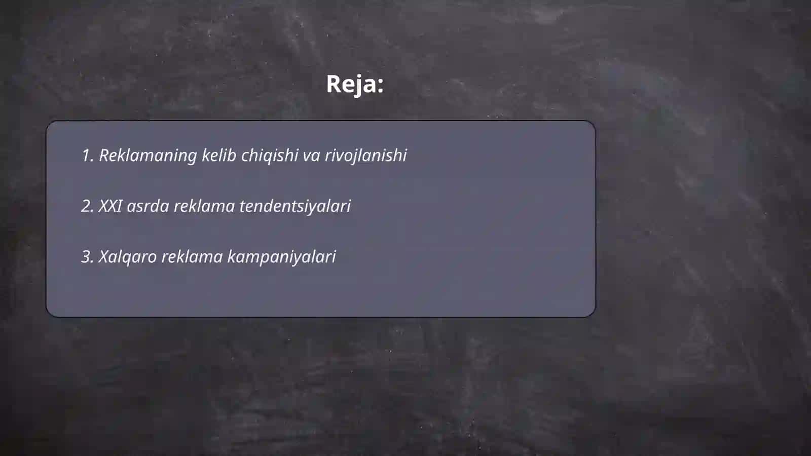 Reklama faoliyati 2