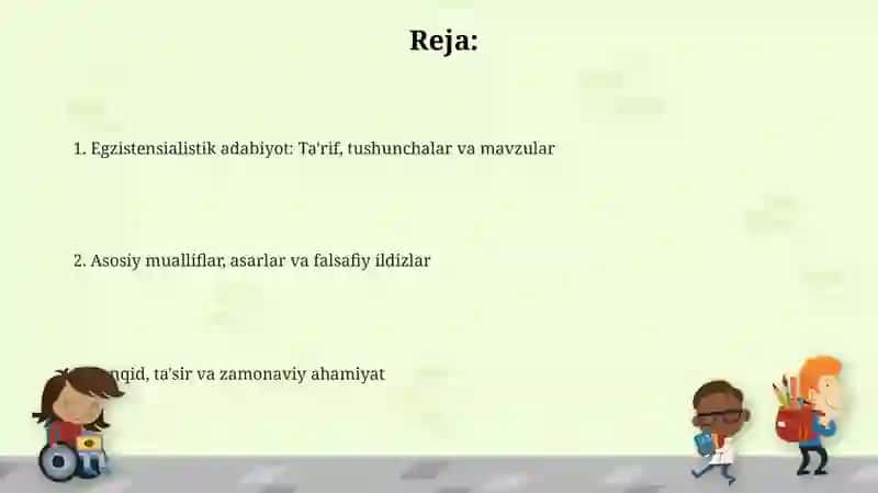 Ekzistinsializm adabiyoti 2