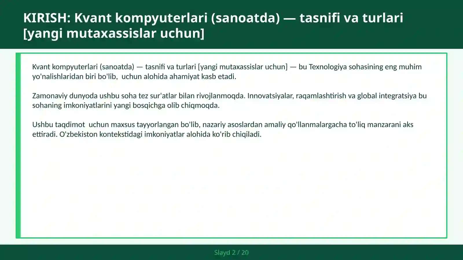 Kvant kompyuterlari (sanoatda) — tasnifi va turlari [yangi mutaxassislar uchun] 2