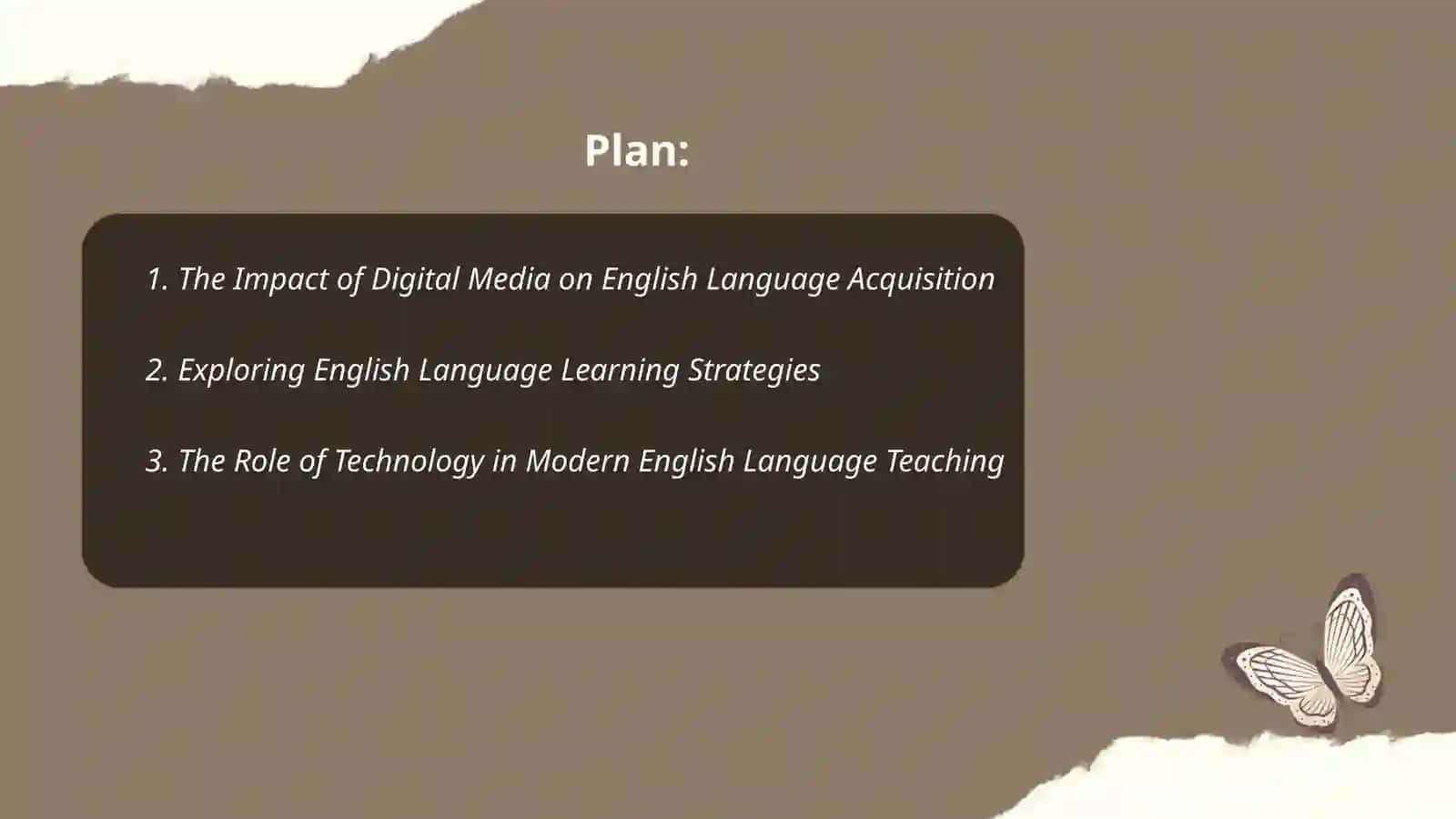 Writing a research plan 2