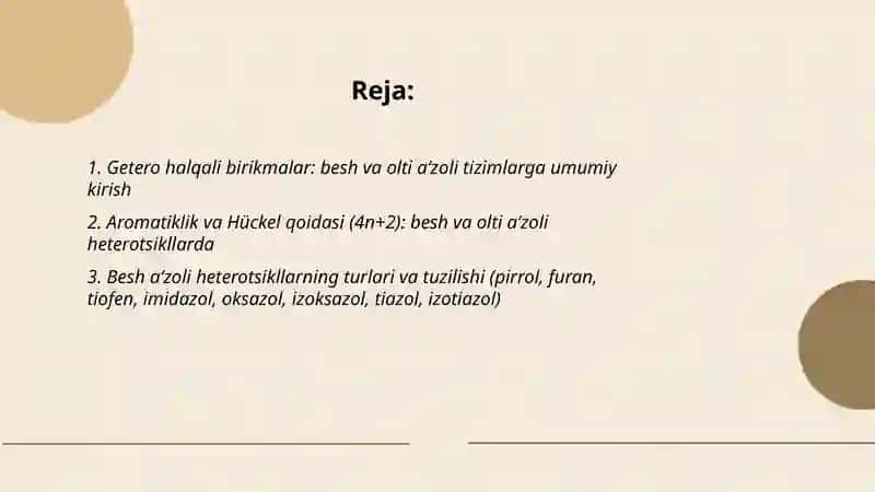 Getero halqali birikmalar 2